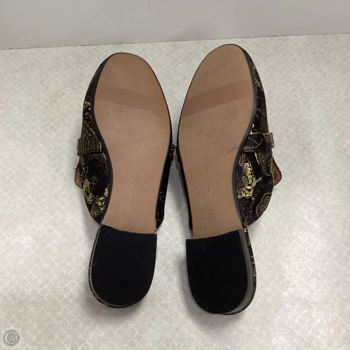 Shoes Flats By Franco Sarto In Black & Green, Size: 8.5