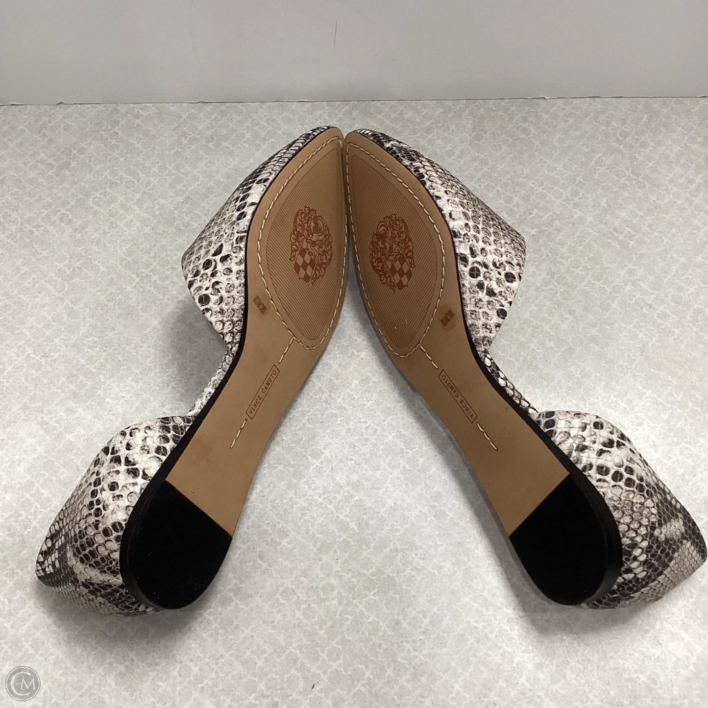 Shoes Flats By Vince Camuto In Snakeskin Print, Size: 8.5