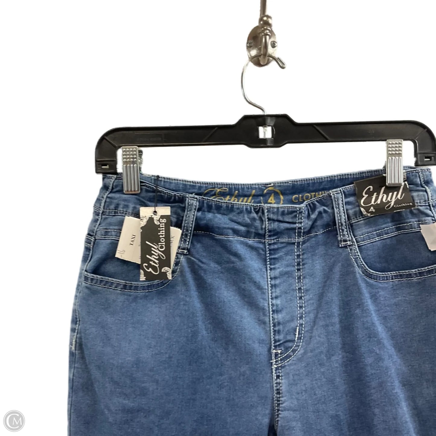 Jeans Cropped By Ethyl In Blue Denim, Size: 4