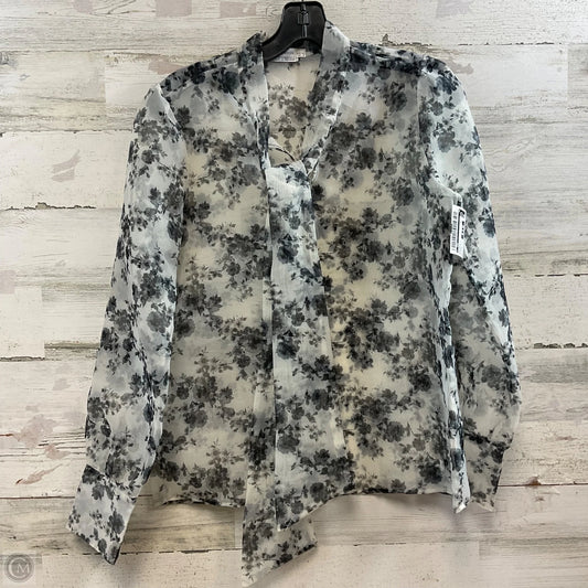 Blouse Long Sleeve By RESERVED In Black, Size: S