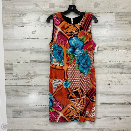 Dress Casual Short By Purple Rain In Orange, Size: M