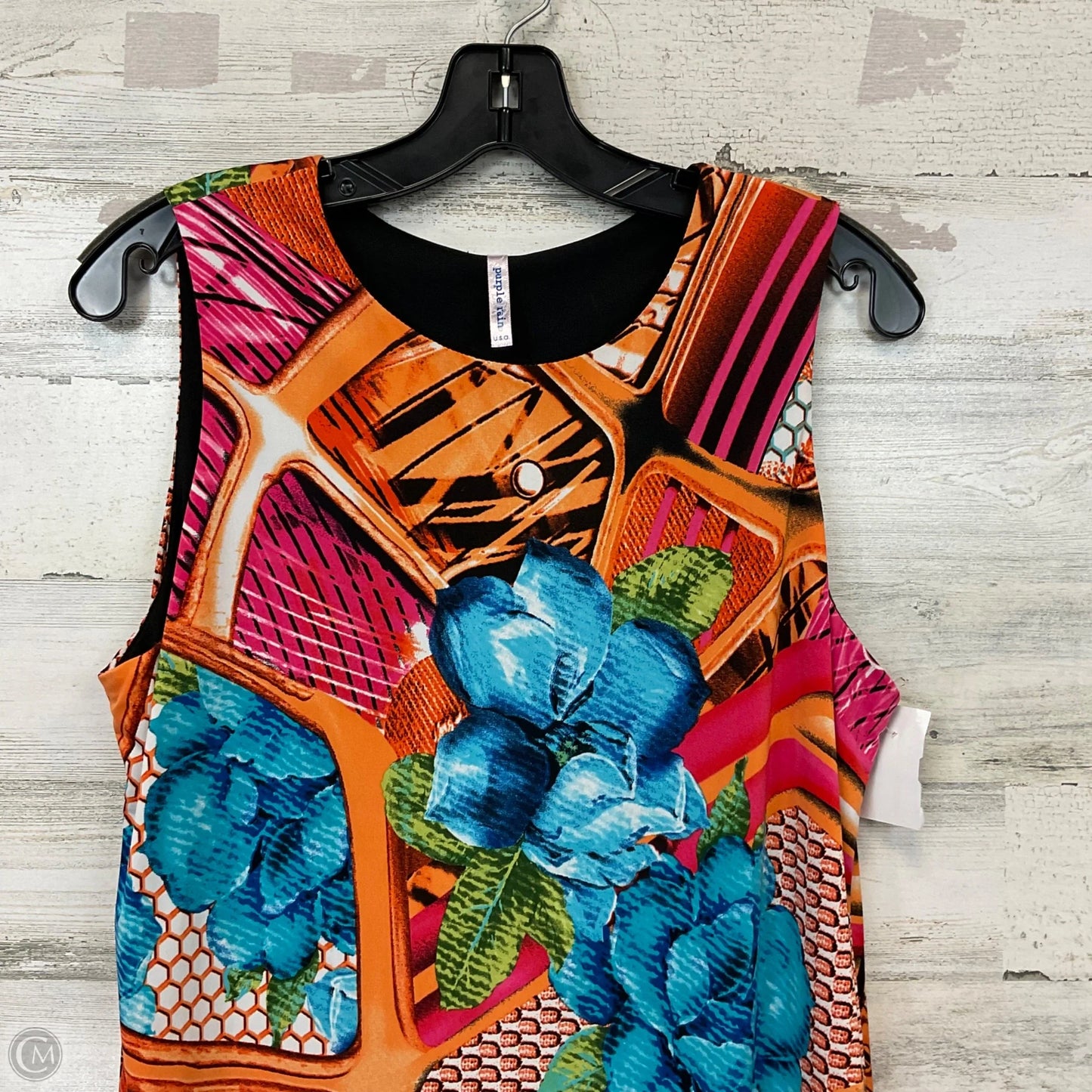 Dress Casual Short By Purple Rain In Orange, Size: M