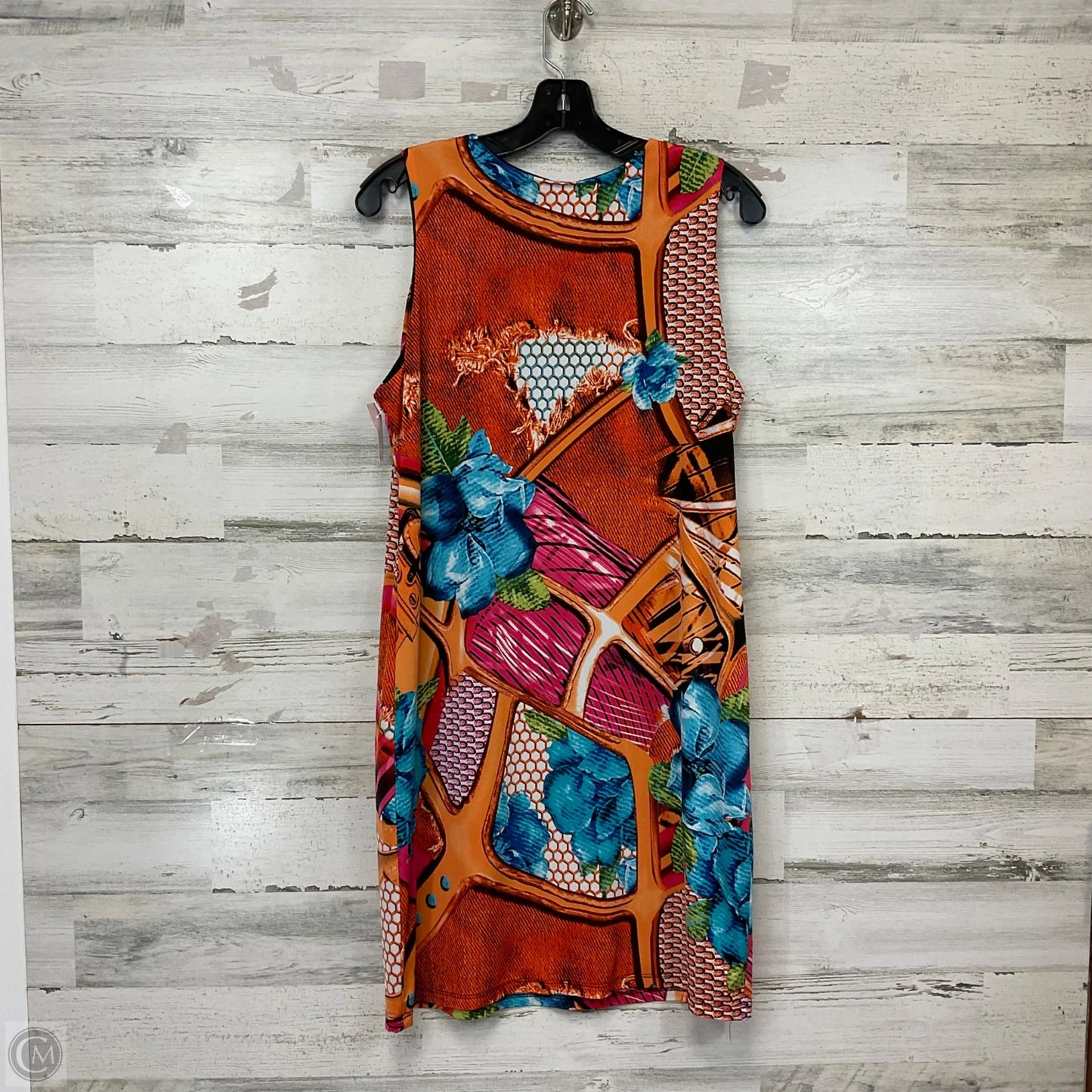 Dress Casual Short By Purple Rain In Orange, Size: M