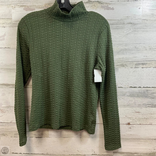 Top Long Sleeve By Maeve In Green, Size: M