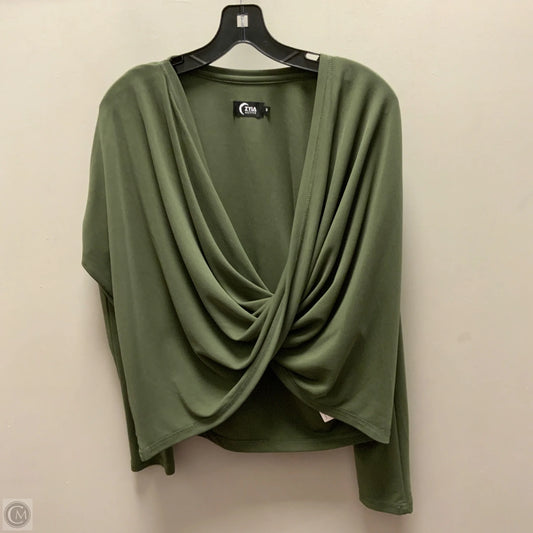 Athletic Top Long Sleeve Crewneck By Zyia In Green, Size: S