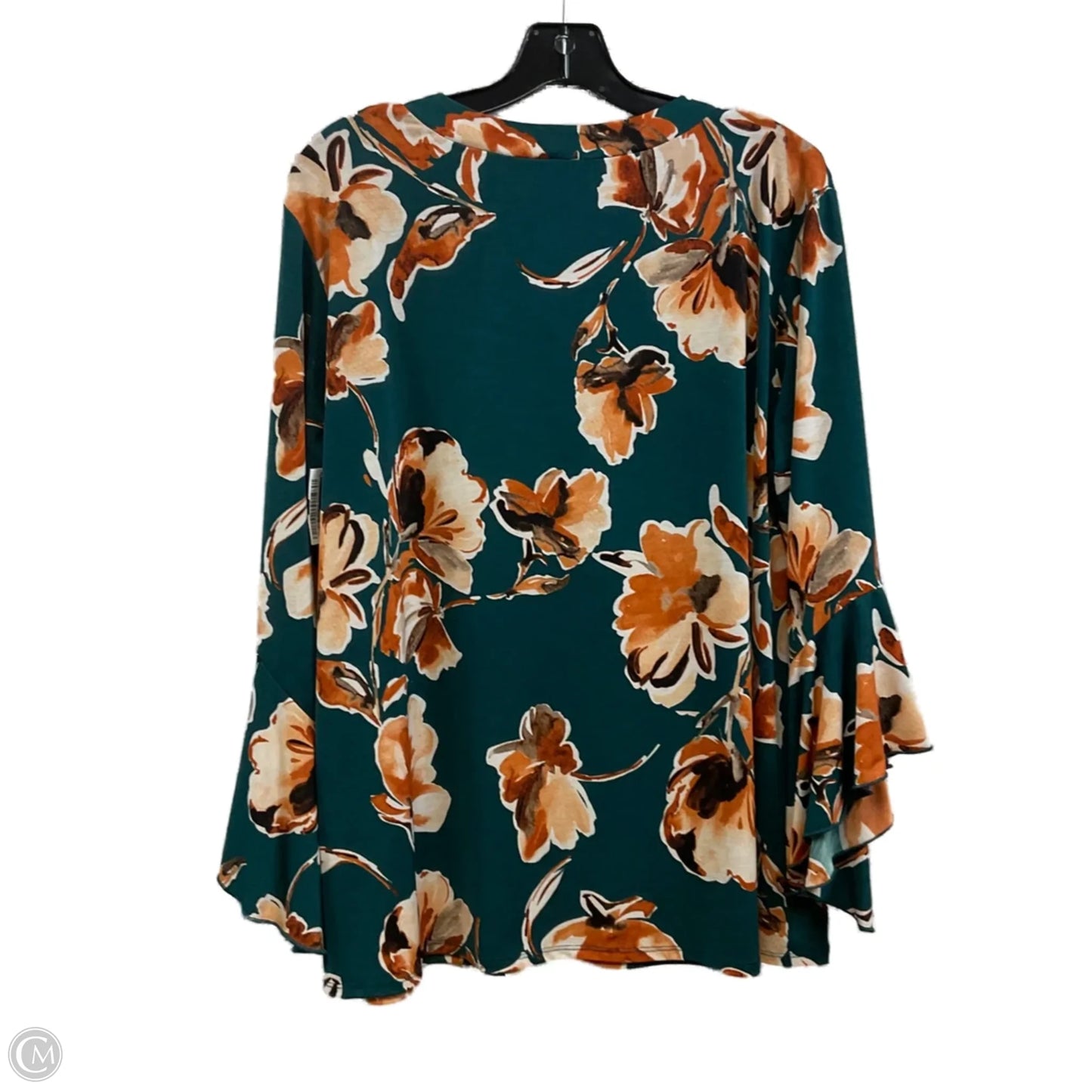 Blouse Long Sleeve By Sew In Love In Green, Size: L