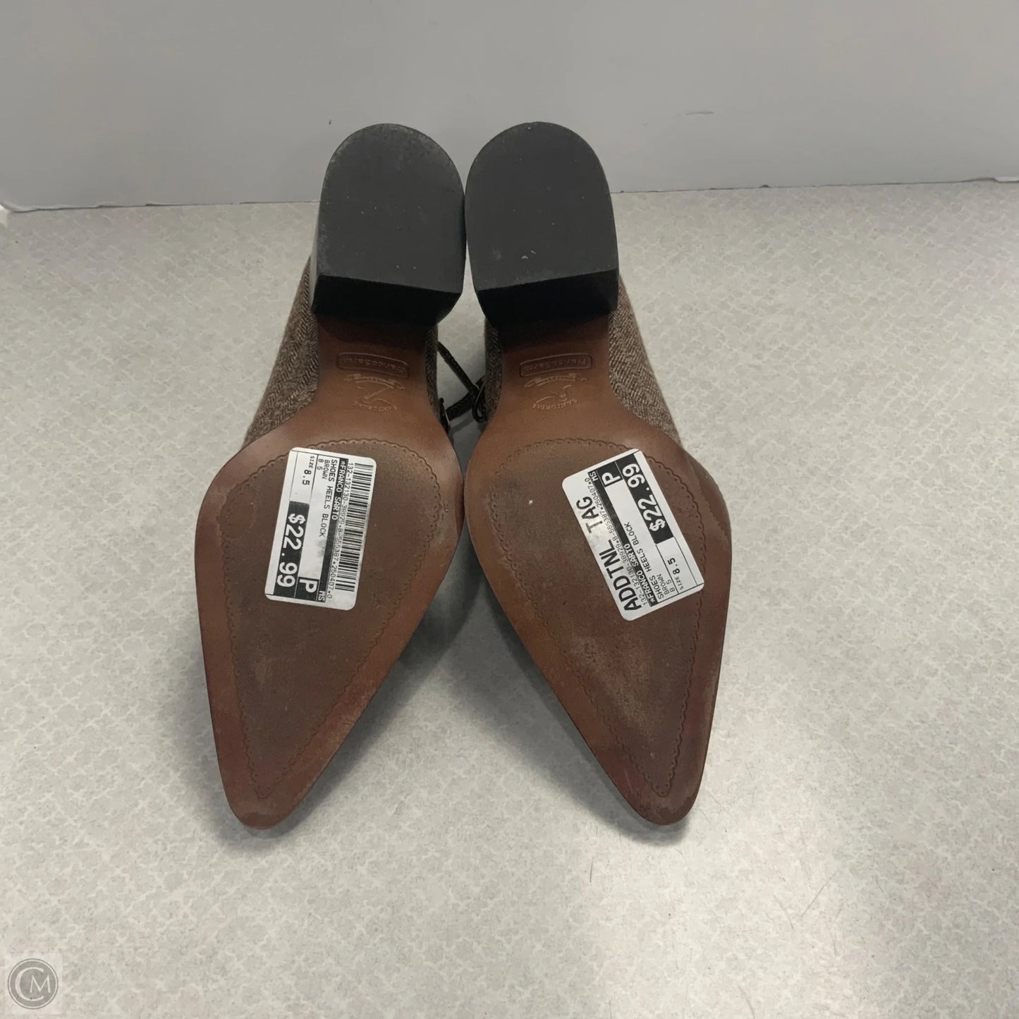 Shoes Heels Block By Franco Sarto In Brown, Size: 8.5