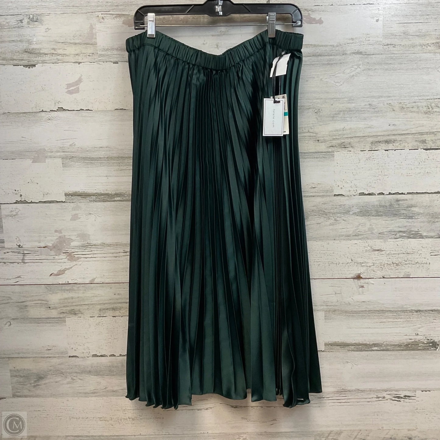 Skirt Midi By 1.state In Green, Size: 16