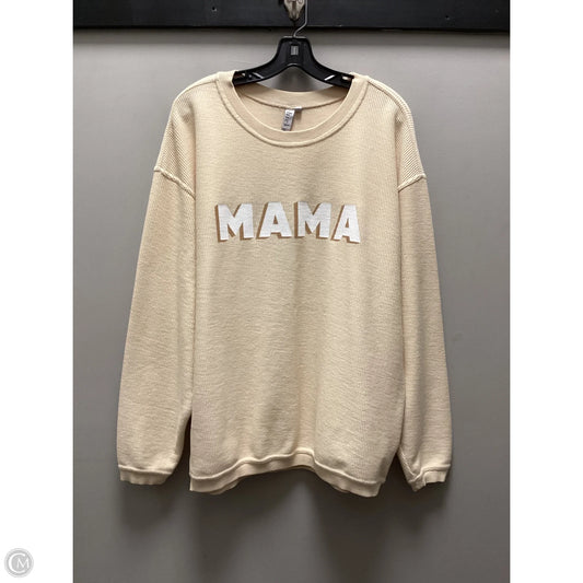 Top Long Sleeve By Chicka-D In Yellow, Size: L