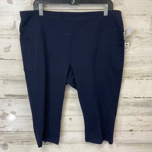 Capris By Talbots In Blue, Size: 2x