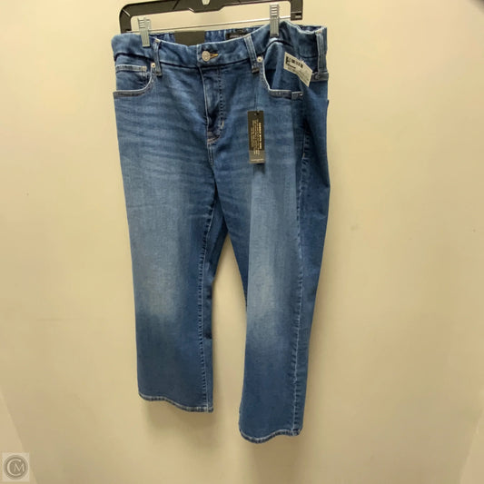 Jeans Boot Cut By Banana Republic In Blue Denim, Size: 16