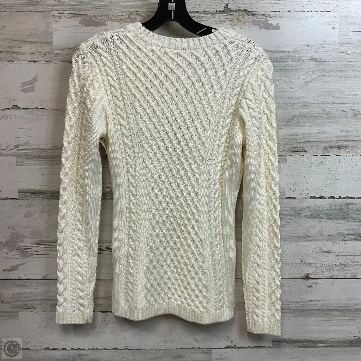 Sweater By V28 In Cream, Size: Xs