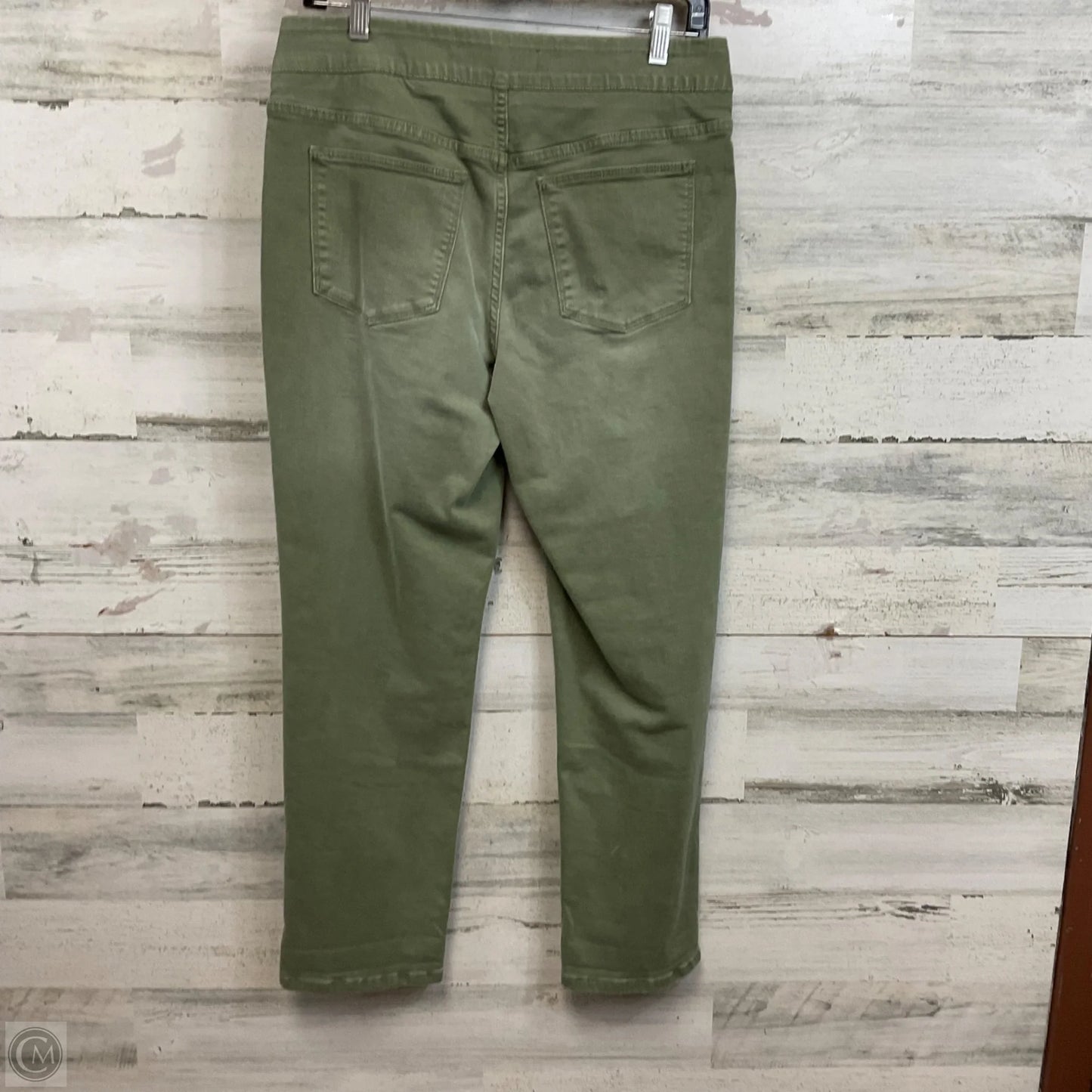 Jeans Straight By Soft Surroundings In Green Denim, Size: S