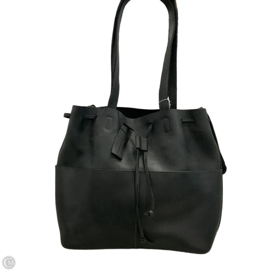 Handbag Leather By Parker Clay, Size: Large