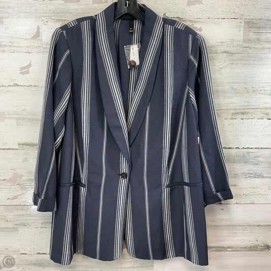 Blazer By Lane Bryant In Grey, Size: 2x
