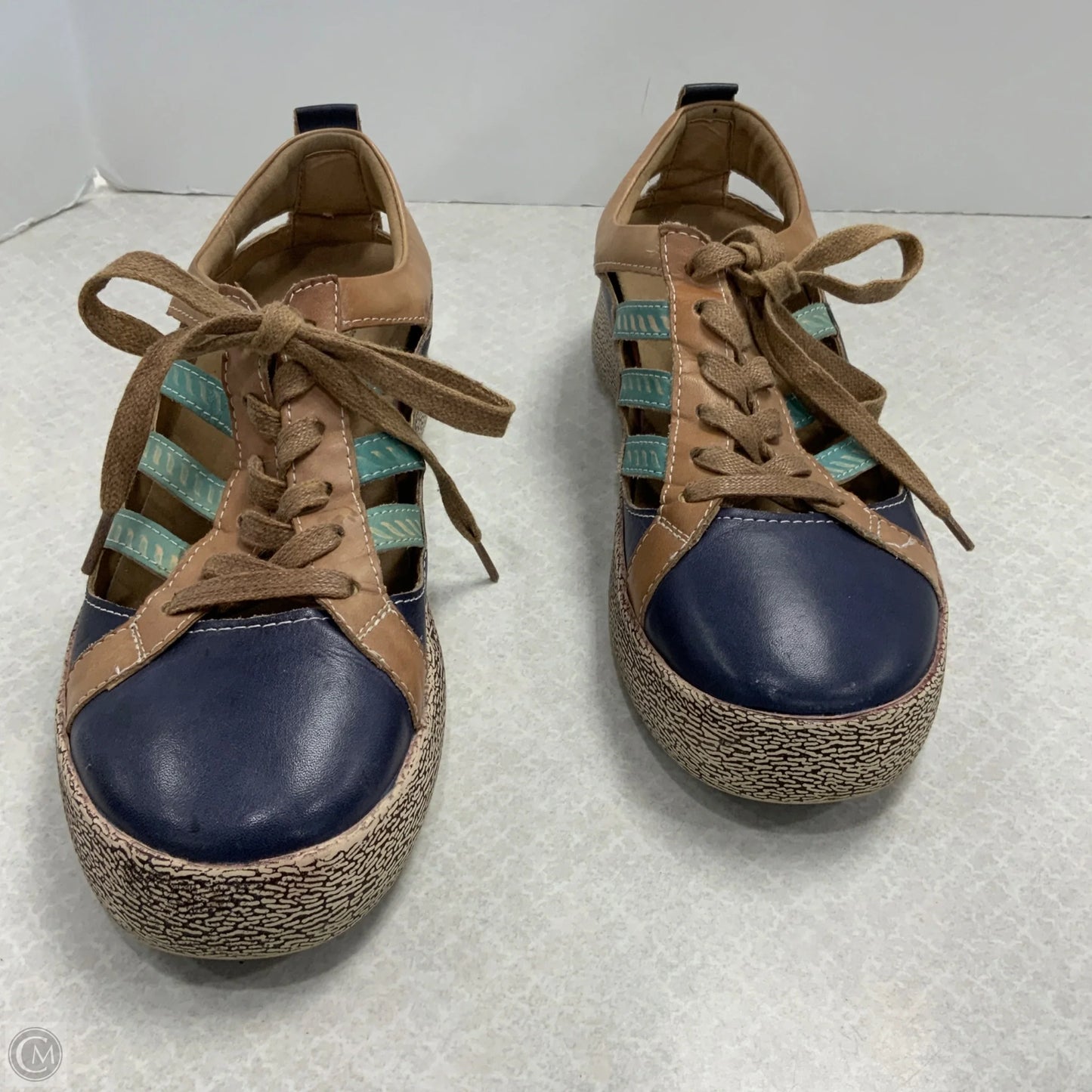 Shoes Sneakers By Spring Step In Brown, Size: 10