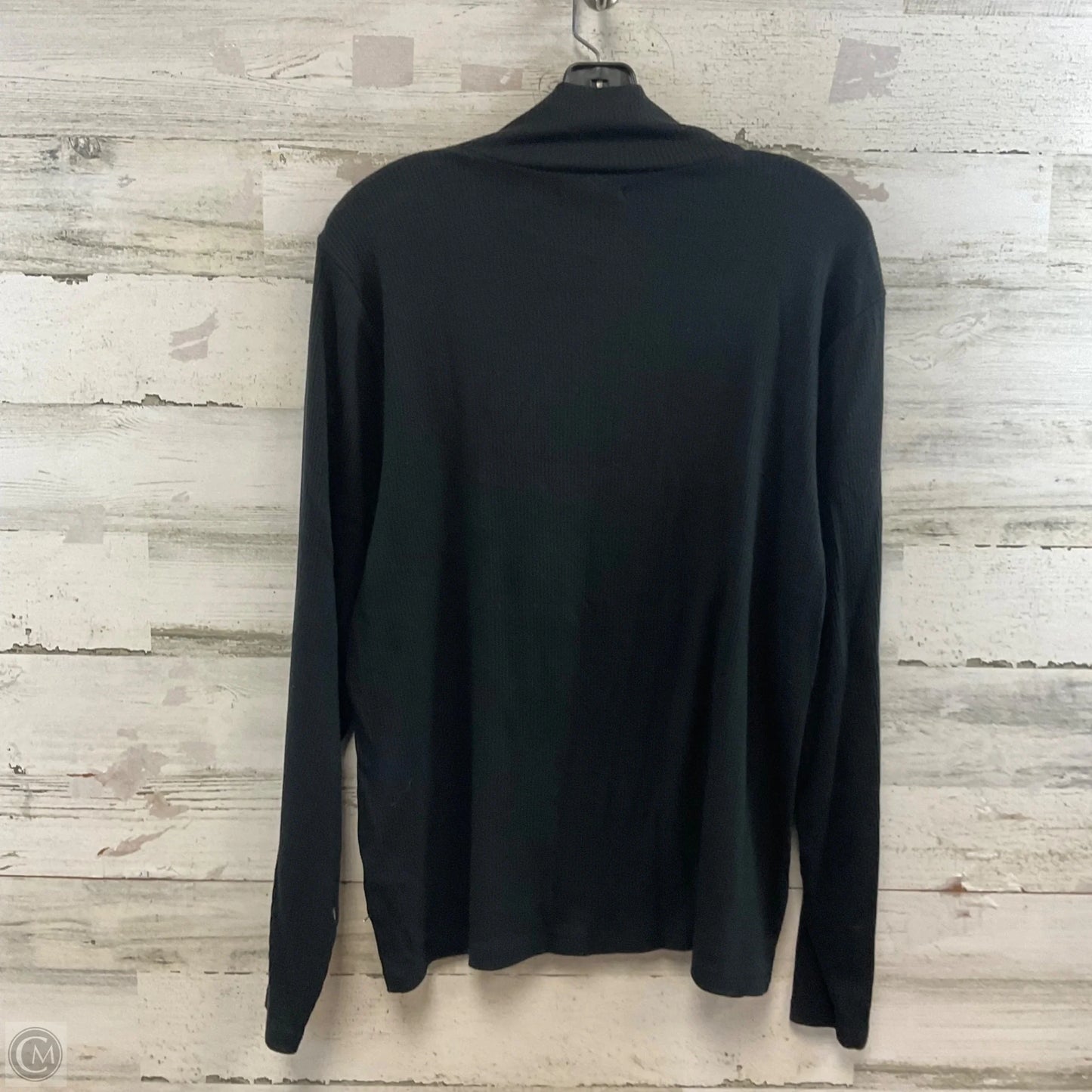 Top Long Sleeve By J. Crew In Black, Size: 2x