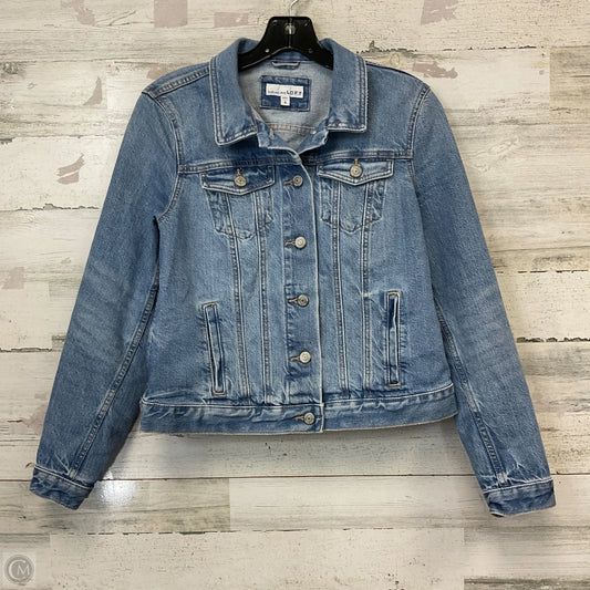 Jacket Denim By Loft In Blue Denim, Size: Sp