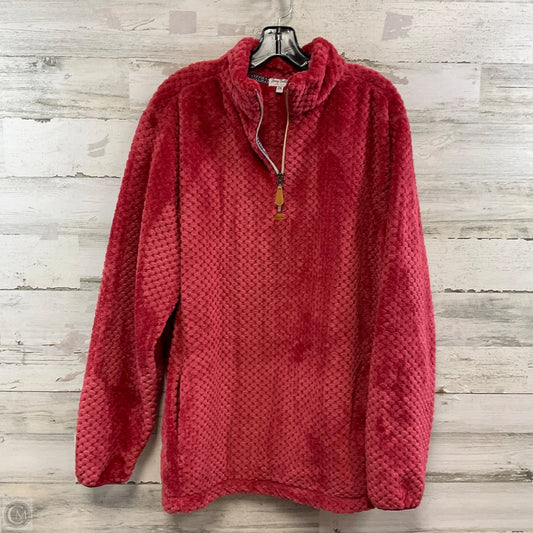 Top Long Sleeve By JENNY BOSTON In Red, Size: 2x