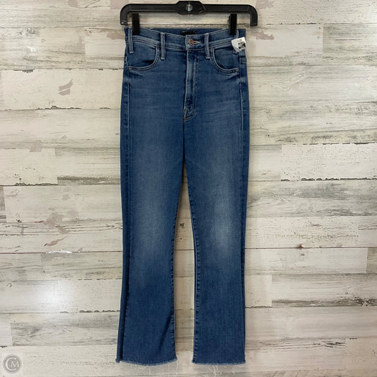 Jeans Straight By Mother Jeans In Blue Denim, Size: 0