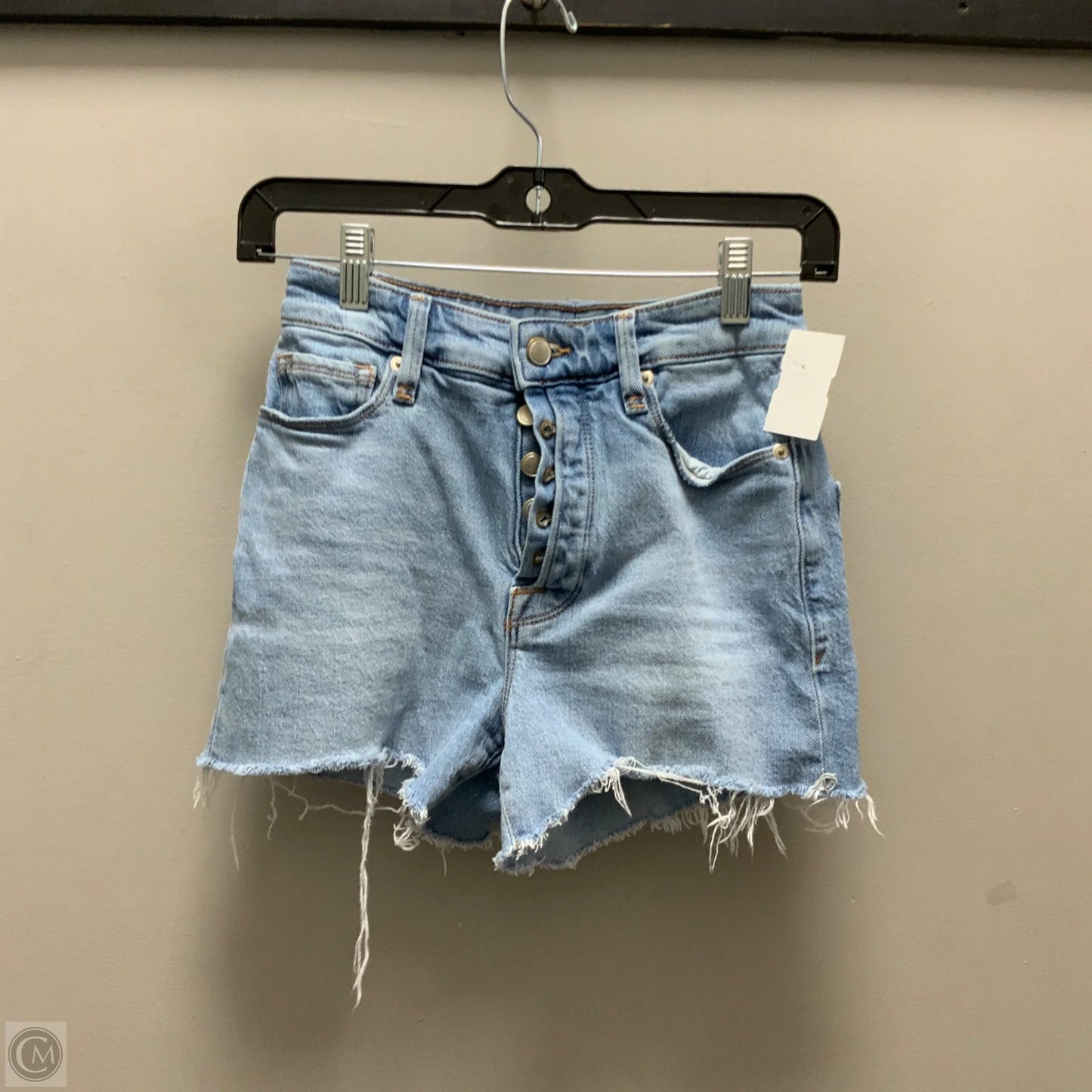 Shorts By Good American In Blue Denim, Size: 0