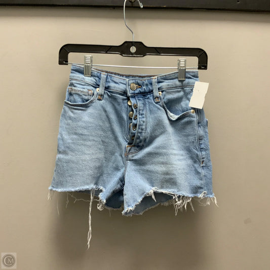Shorts By Good American In Blue Denim, Size: 0