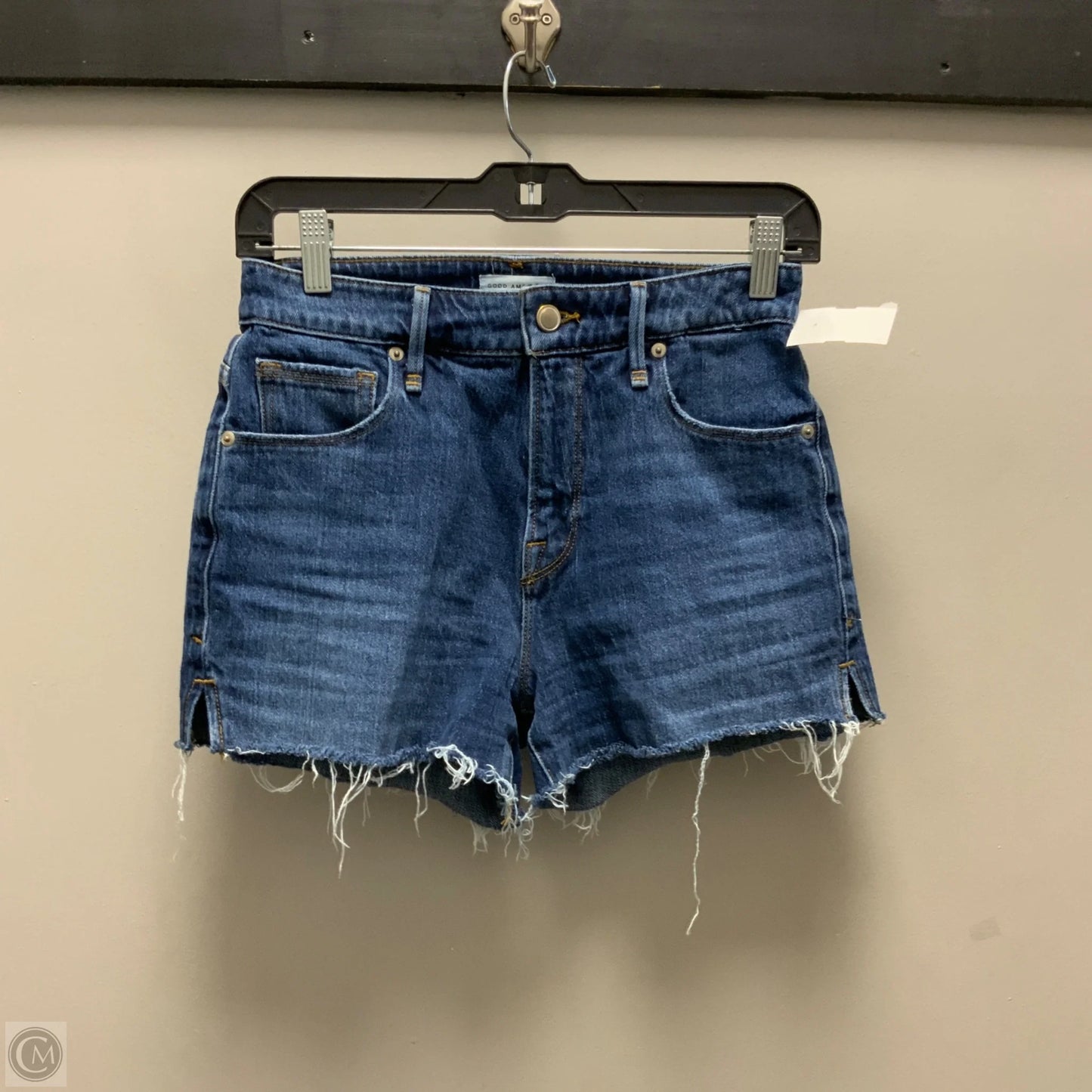 Shorts By Good American In Blue Denim, Size: 0