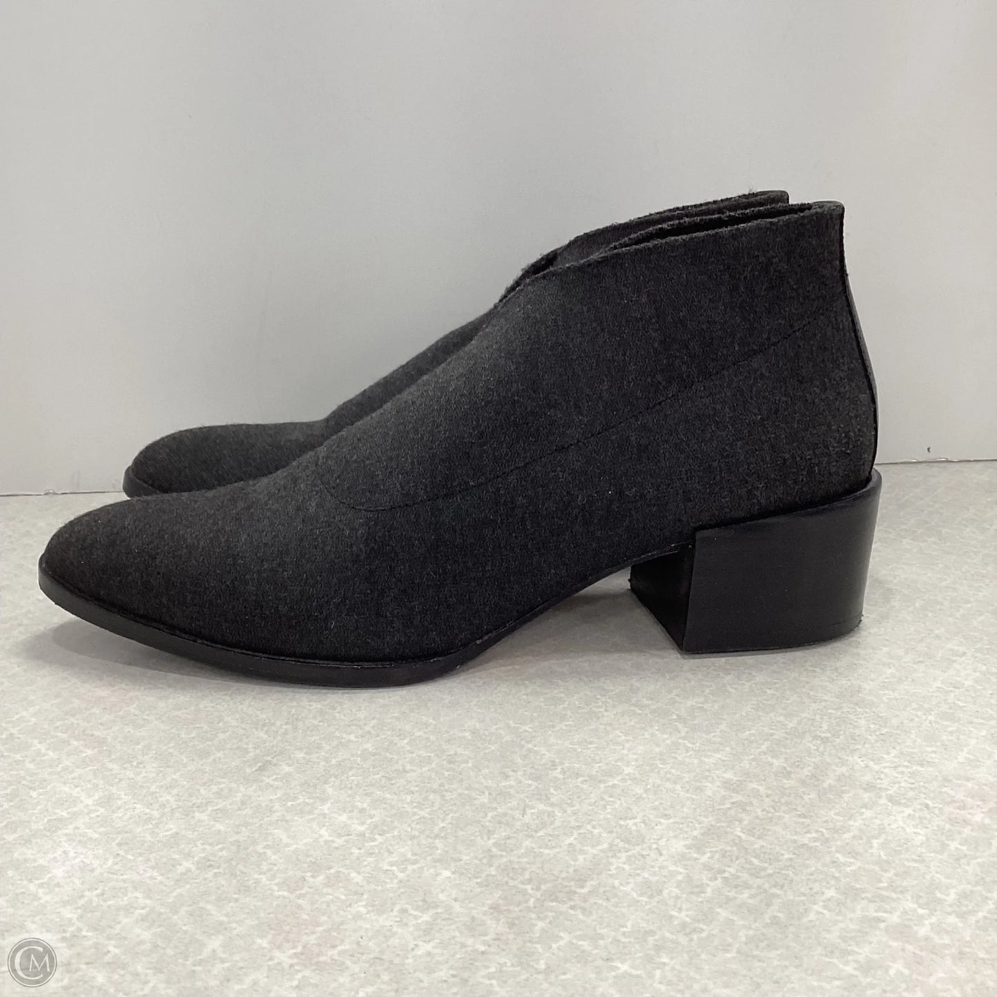 Boots Ankle Heels By Donald Pliner In Grey, Size: 8