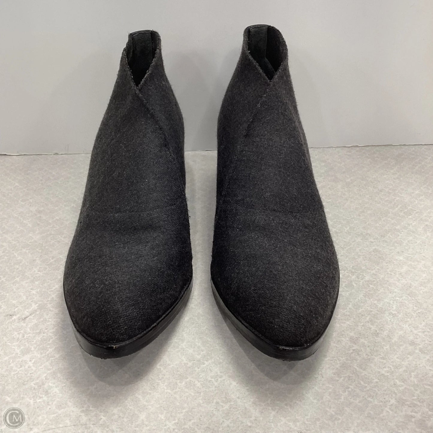 Boots Ankle Heels By Donald Pliner In Grey, Size: 8