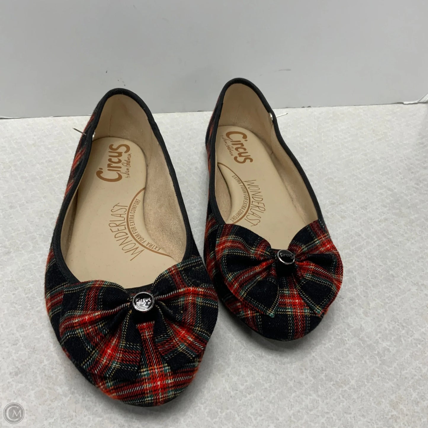 Shoes Flats By Circus By Sam Edelman In Black & Red, Size: 9.5