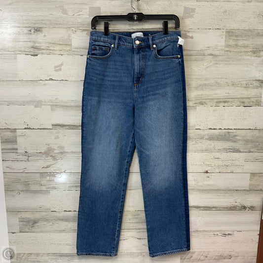 Jeans Straight By Loft In Blue Denim, Size: 4