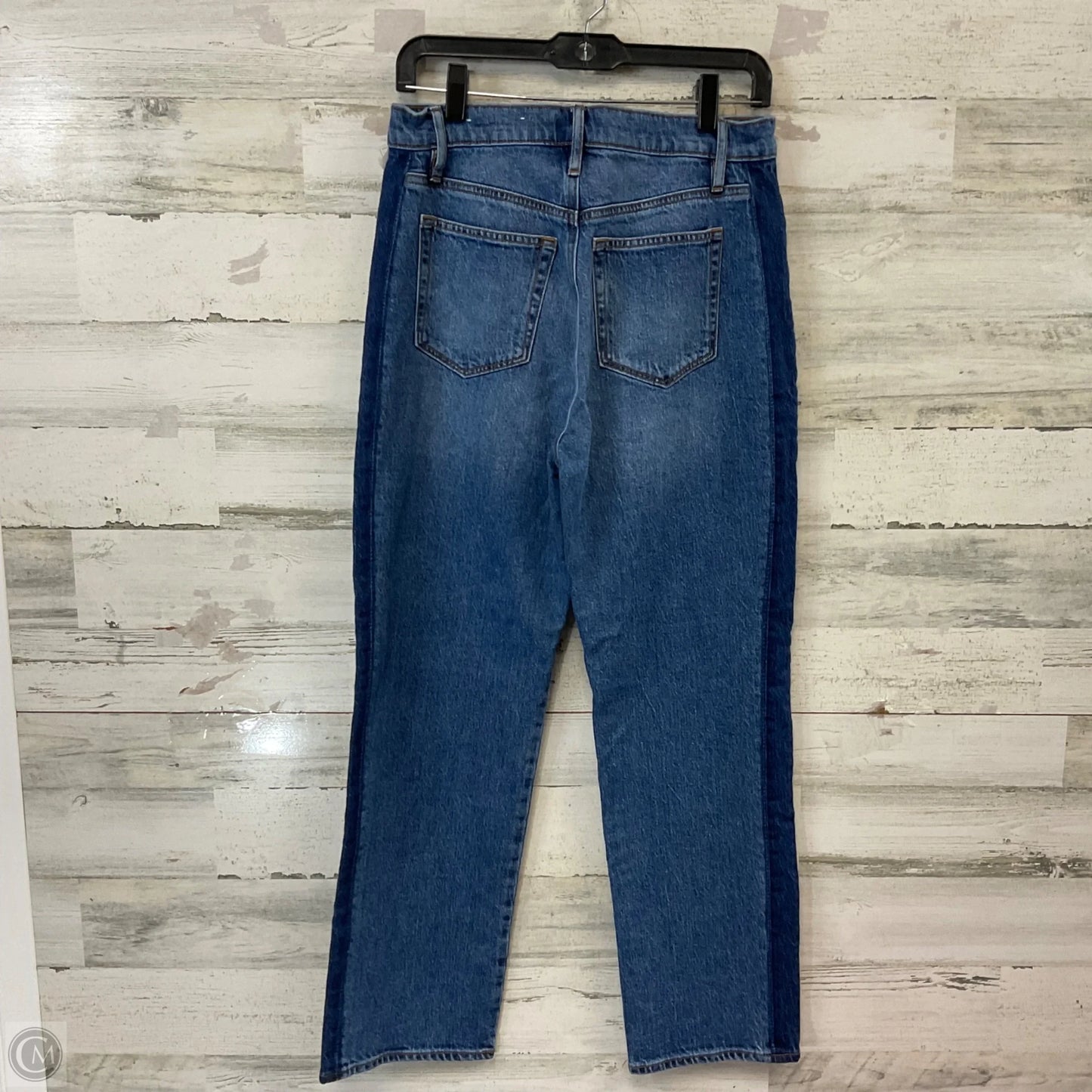 Jeans Straight By Loft In Blue Denim, Size: 4