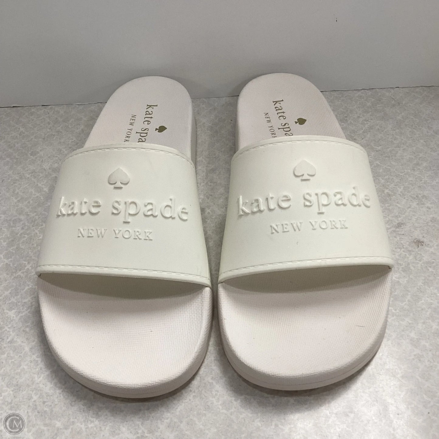 Sandals Designer By Kate Spade In White, Size: 7
