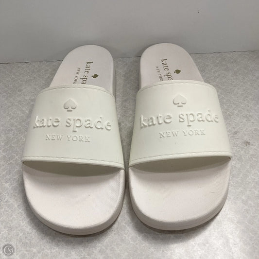 Sandals Designer By Kate Spade In White, Size: 7