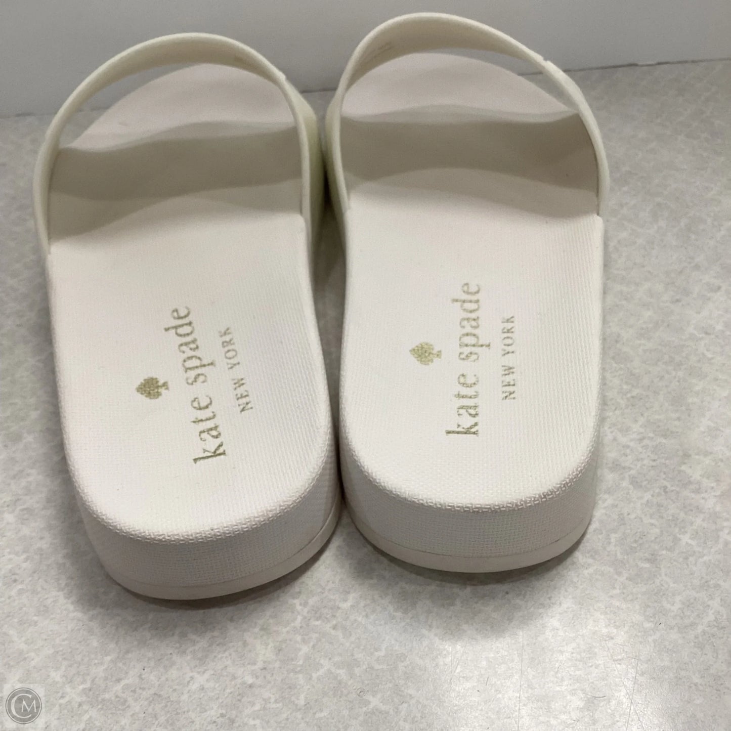 Sandals Designer By Kate Spade In White, Size: 7