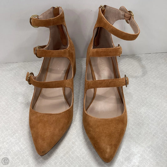 Shoes Heels Block By Charles By Charles David In Brown, Size: 10