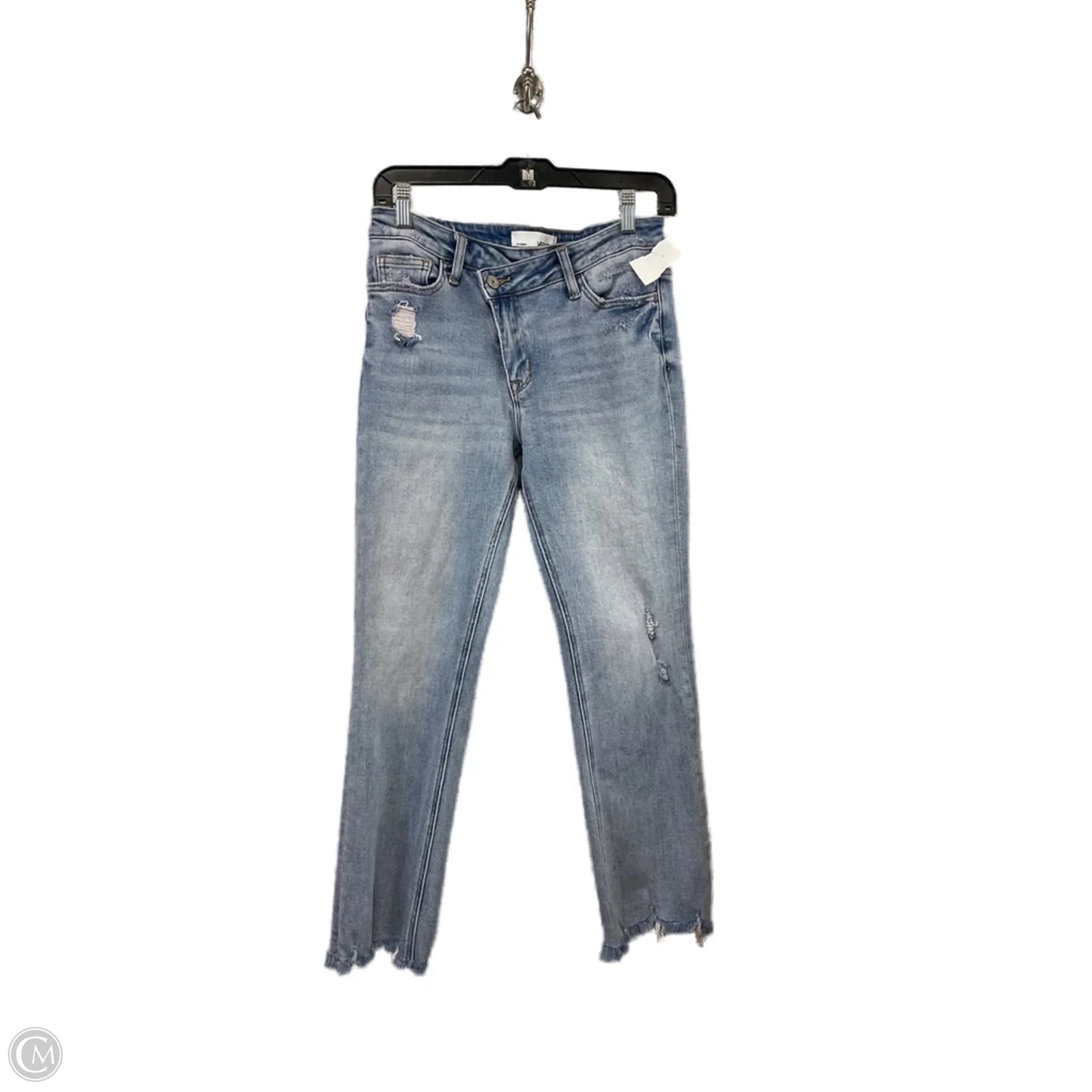 Jeans Straight By Vervet In Blue Denim, Size: 4