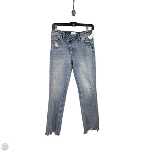 Jeans Straight By Vervet In Blue Denim, Size: 4