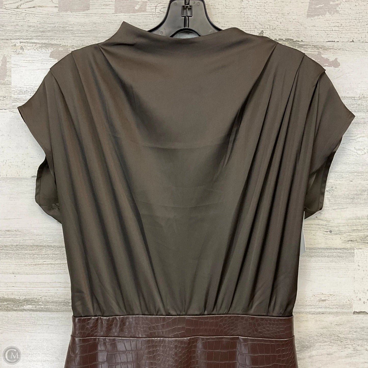 Dress Party Midi By Express In Brown, Size: S