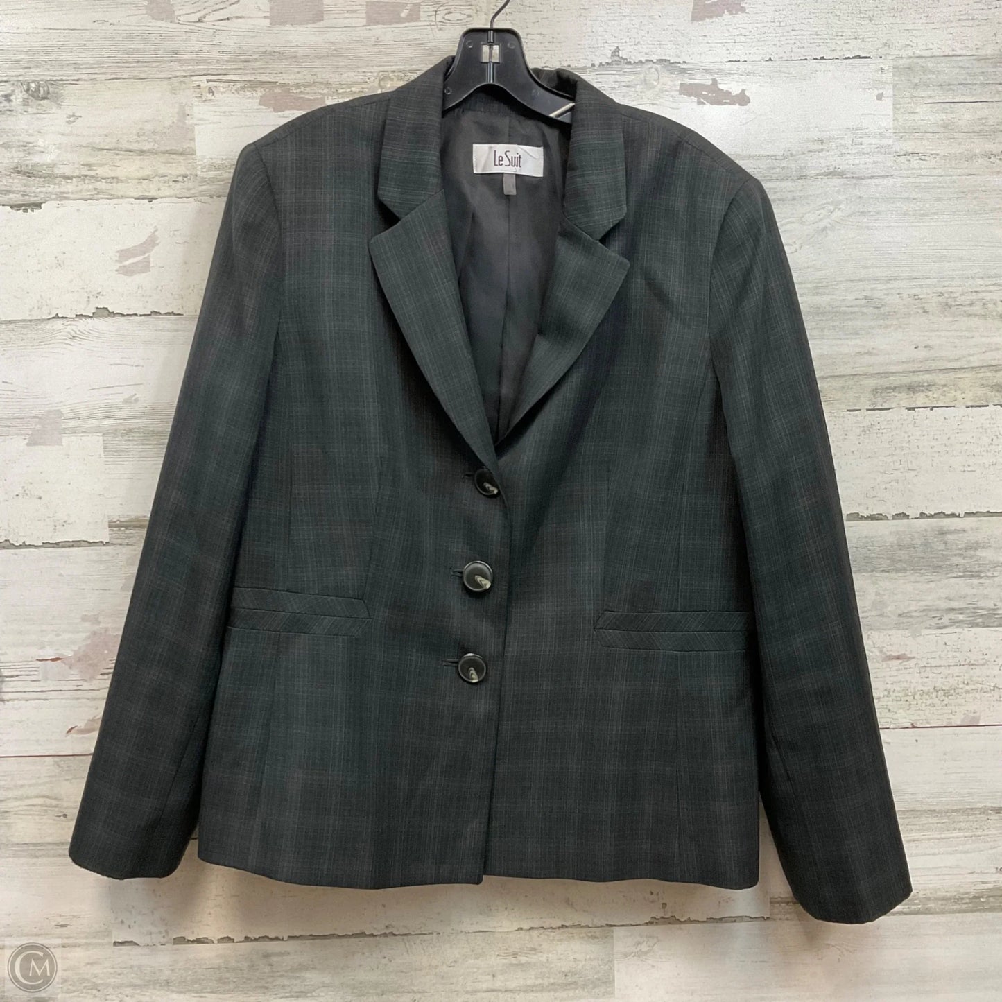 Pants Suit 2pc By Le Suit In Black, Size: Xl