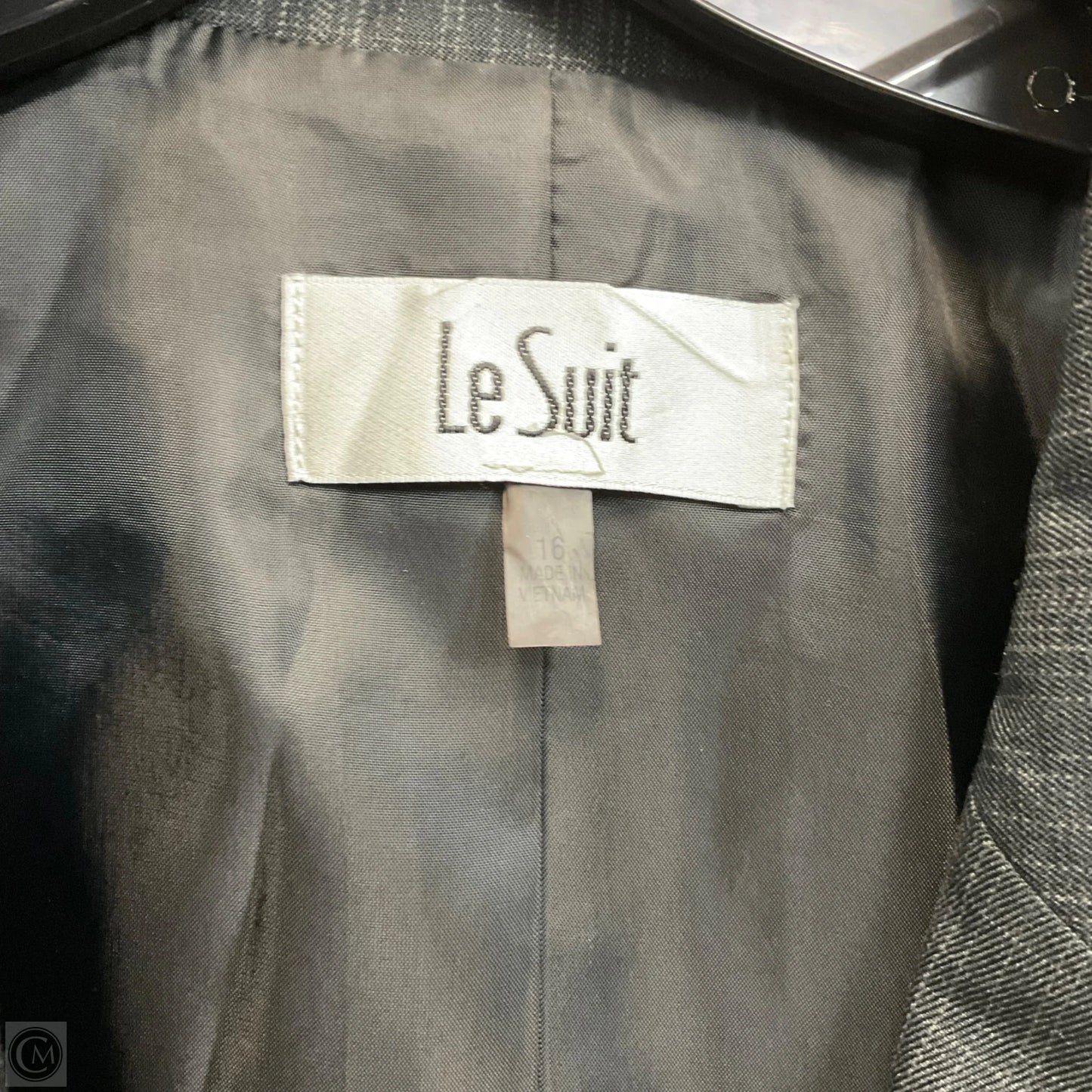 Pants Suit 2pc By Le Suit In Black, Size: Xl