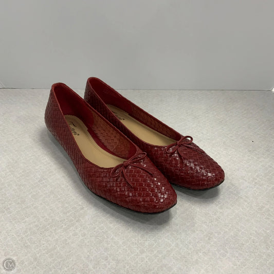 Shoes Flats By Trotters In Red, Size: 11
