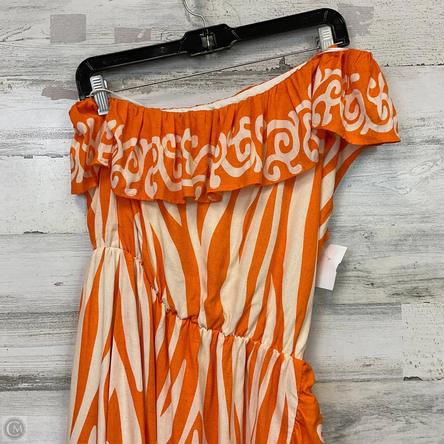 Dress Casual Short By Versona In Orange, Size: S