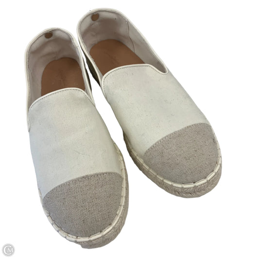 Shoes Flats By Universal Thread In Cream, Size: 10