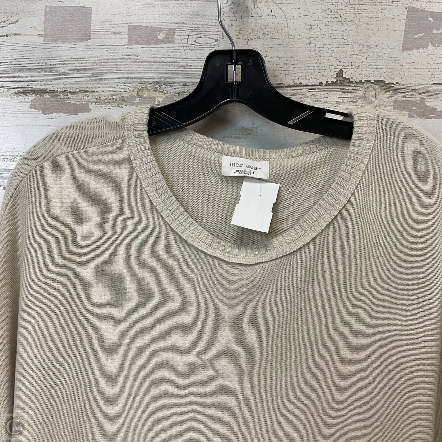 Sweater By Mer Sea In Cream, Size: Osfm