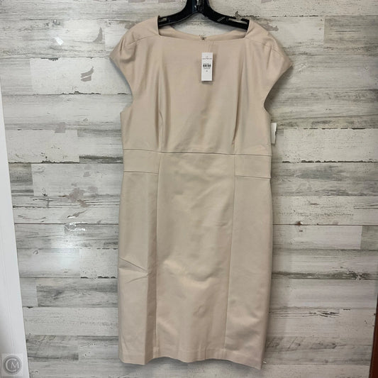 Dress Work By Ann Taylor In Tan, Size: L