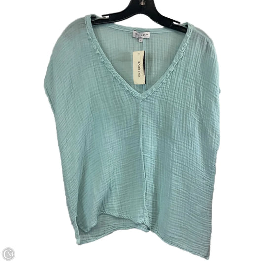 Top Short Sleeve By Michael Stars In Blue, Size: M