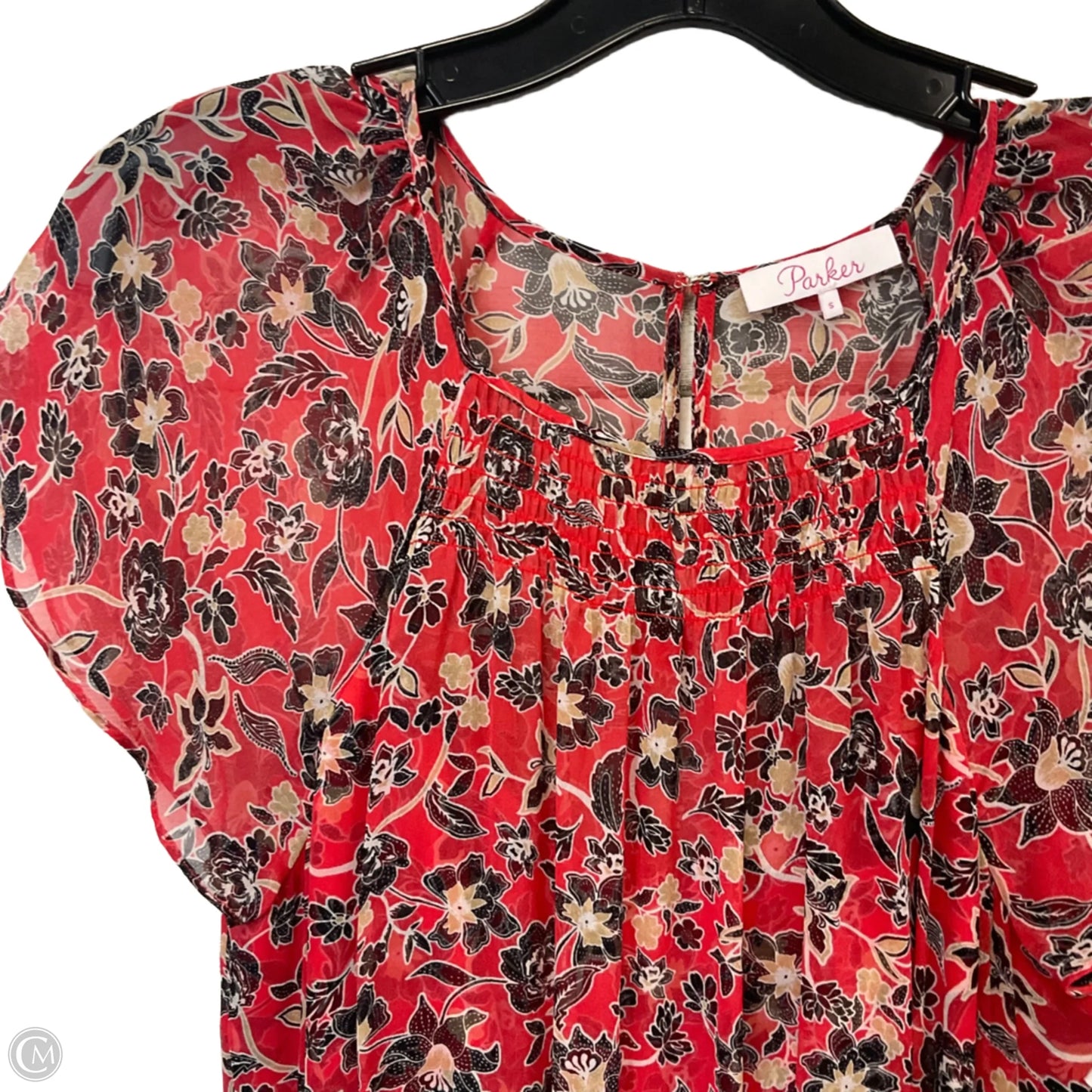 Dress Casual Short By Parker In Red, Size: S