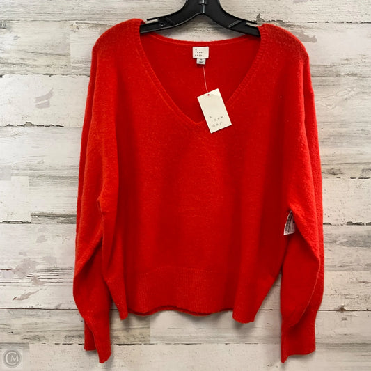 Sweater By A New Day In Orange, Size: M