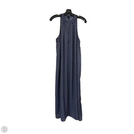 Dress Casual Maxi By Ann Taylor In Blue, Size: L